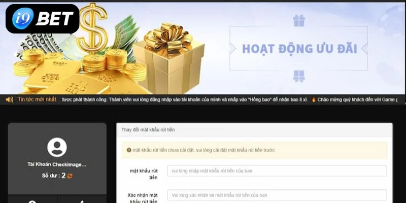 rút tiền I9BET